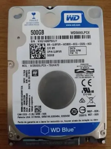 Hd de 500 para ps3,Xbox ,ps4 e notebook