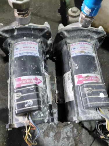 Bomba de água Dancor trifásico 220/380v 1cv de potência, motor Weg funcionando perfeitamen