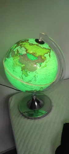 Globo terrestre de mesa abajur