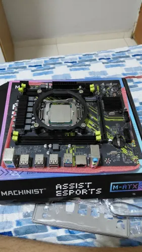 Kit xeon placa mãe mais processador