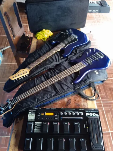Desapego pedaleira, guitarra e contra baixo