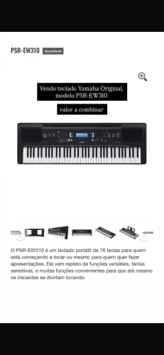 TECLADO YAMAHA SEMINOVO