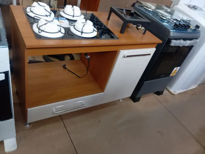 Balcão e Cooktop novo em oferta