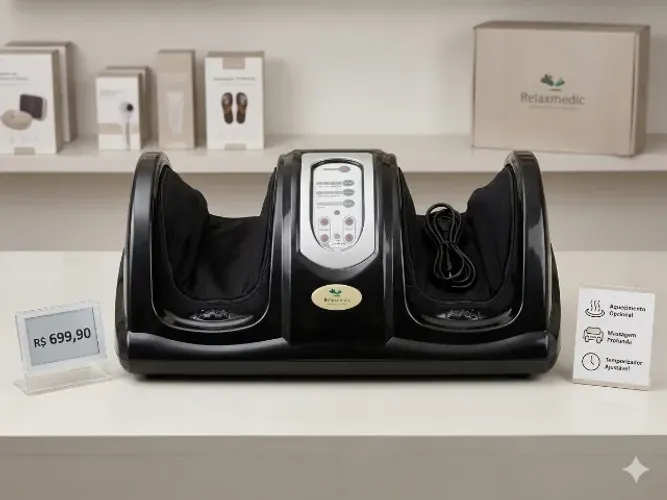 Aparelho de massagem para os pés