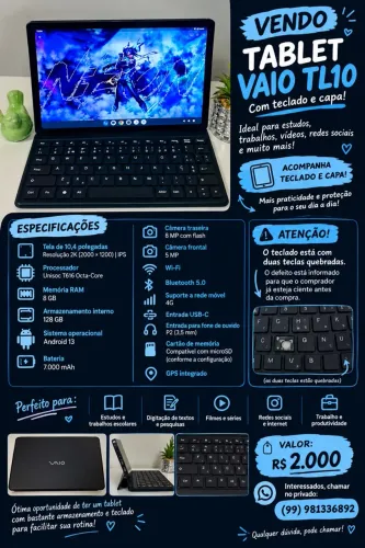 Tablet vaio tl10