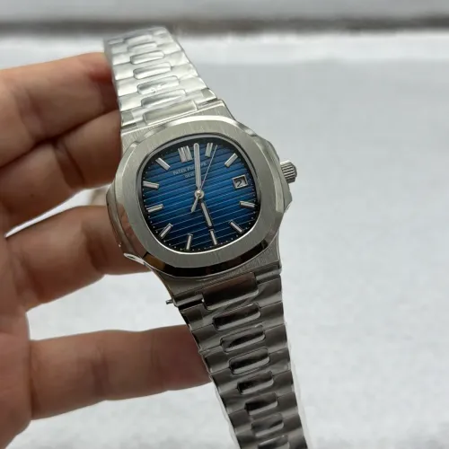 Patek Philippe Nautilus Azul Automático Aço 40mm
