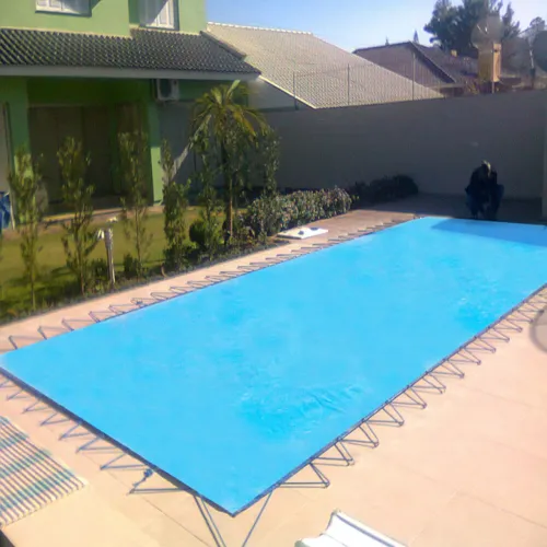Capa para piscina+instalação