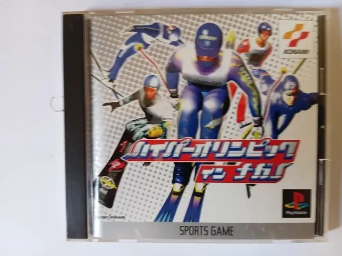 Game "Nagano Winter Olympics '98" para PS1 japonês