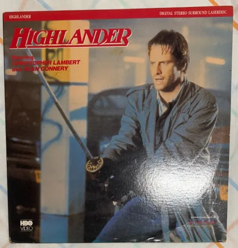 LD Highlander (1986) Laserdisc