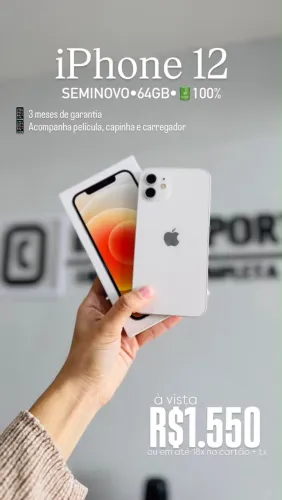 iPhone 12 seminovo!