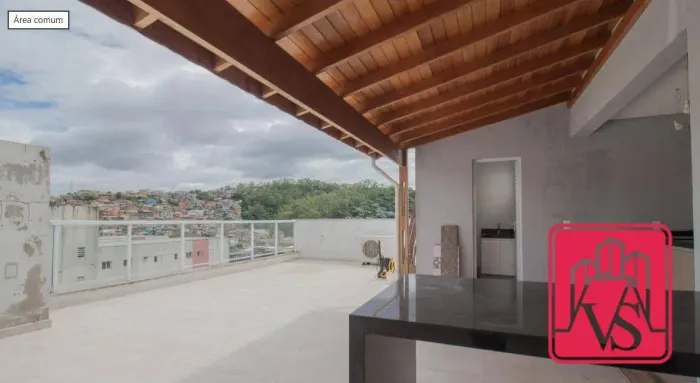 Cobertura com 3 dormitórios para alugar, 180 m² por R$ 5.370,00/mês - Vila Guarani - Mauá/