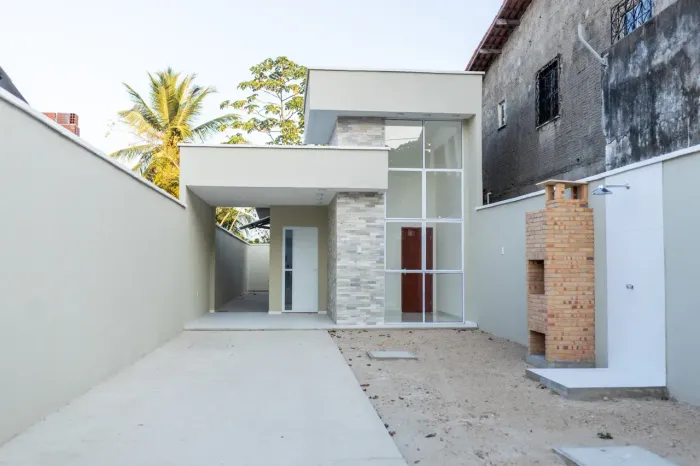 Casas No Luzardo Viana Em Maracanaú, Arquitetura Moderna, 100% Porcelanato Acabamento Fino