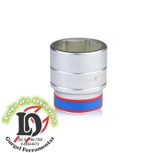 Soquete Sextavado 20mm - 1/2 - King Tony-KT433520M