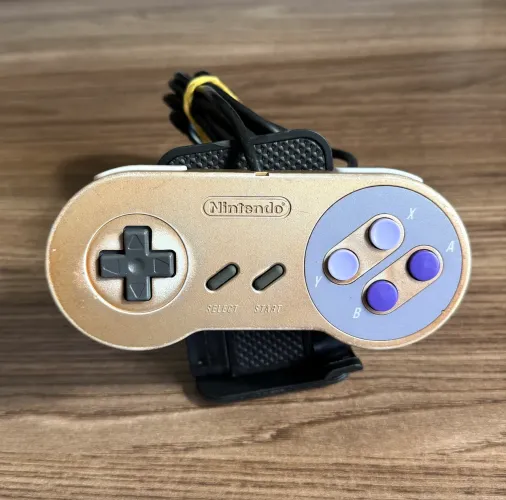 Controle Dourado Edição Especial Copa 98 Super Nintendo