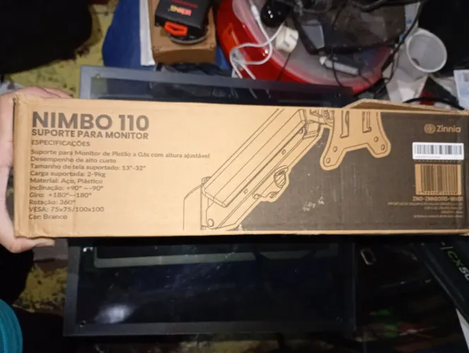 Suporte Articulado com pistão a Gás para monitor Zinnia Nimbo 110