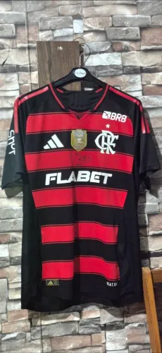 Camisa flamengo 2025 Authentic .Autografada pelo zico!