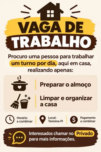 Vaga de emprego