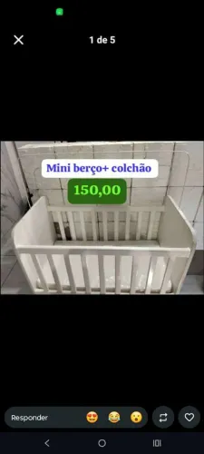 Mini berço com colchão.. 