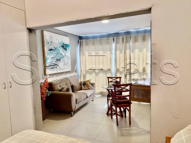 Residencial Air Brooklin, studio disponível para locação contendo 32m² e 1 dormitório.