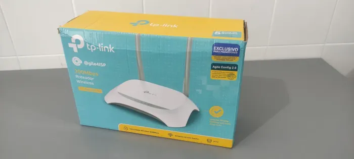 Roteador TP-Link 300Mbps TL-WR840N - Novo na Caixa e Completo
