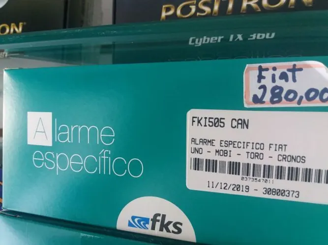 Alarme específico fiat uno mobi Toro