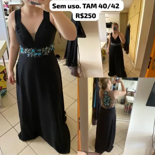 Vestidos baile ver TAM e preço na foto