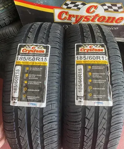 Pneu Crystone 185/60/15 (borracha Vipal)