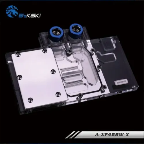 Bloco Bykski Argb para placa de video xfx rx 470, 570, 580 e 590