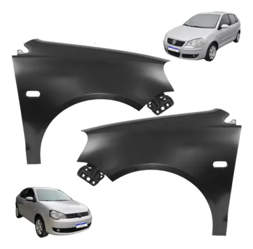 Paralama Vw Polo 2007 2008 2009 2010 2011 2012 Novo