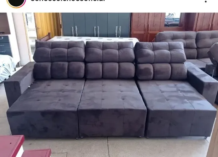 SOFA RECLINÁVEL E RETRÁTIL NOVO ALTO PADRÃO 