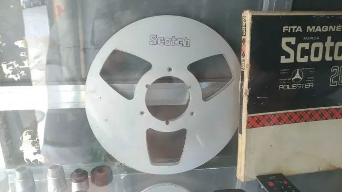 Fita de Rolo 10 polegadas, originais, 2u, Bobina de Fita Magnética Scotch 760m - Vintage!