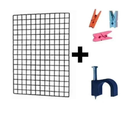 1 Tela 60x100cm Memory Board + 20 Mini Prendedor + Parafusos