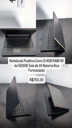 Notebook Positivo Core I3 Formatado