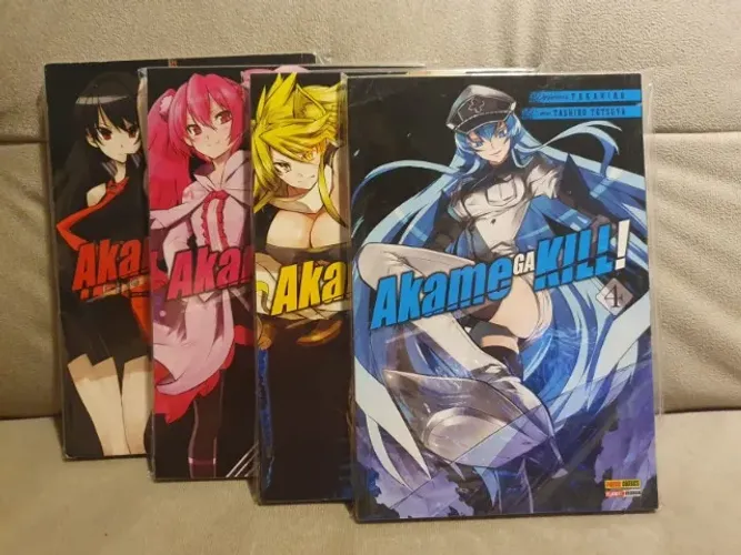 Manga Akame ga kill 1 ao 4 + 15 lacrado