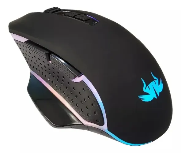 Mouse Gamer LED Knup - 4800 DPI, 7 Botões, Iluminação RGB Novo Loja Coimbra