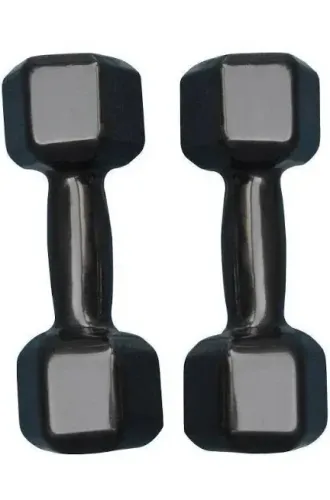Par De Halter Sextavado Emborrachado 3kg