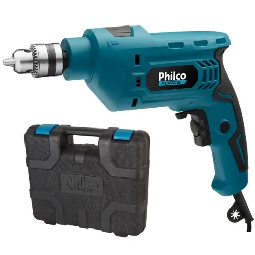 Furadeira Philco PFU01M 650w 220v Com Reversão e 5 níveis de velocidade + Maleta - 220V