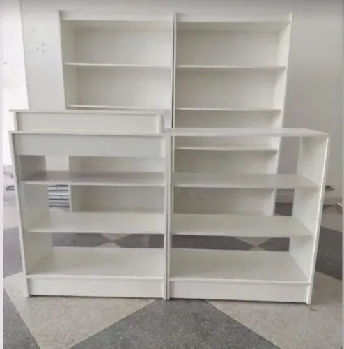 BALCÃO CAIXA VITRINE+ VITRINE E PRATELEIRAS MDF
