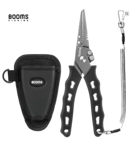 Alicate de pesca Booms com bainha - Novo