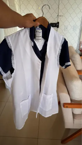 Jaleco professora branco