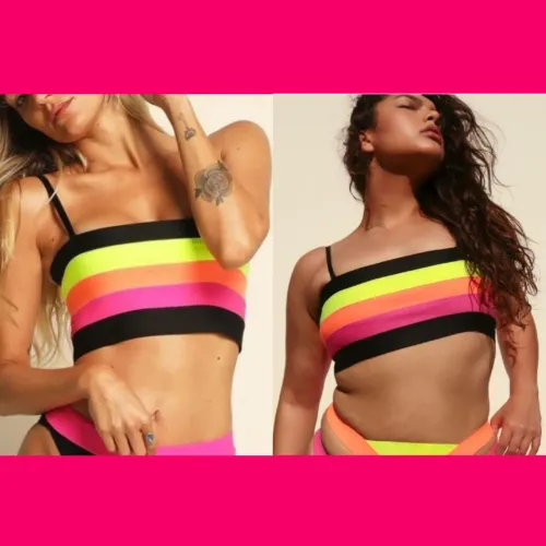 Top Biquíni Neon Janiero Tamanho G