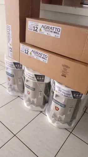 Ar Condicionado Split Hi-Wall Agratto 12.000 on/off BTUs