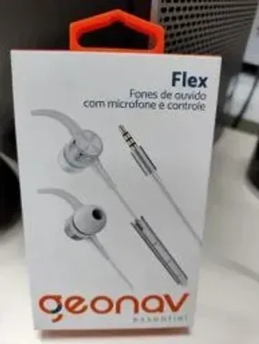 Fone de ouvido com microfone e controle