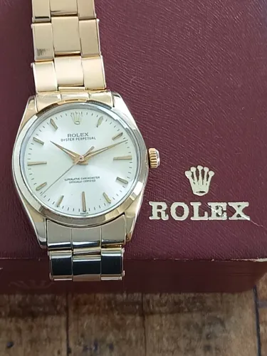 Relógio Rolex ouro 9 quilates com bracelete original