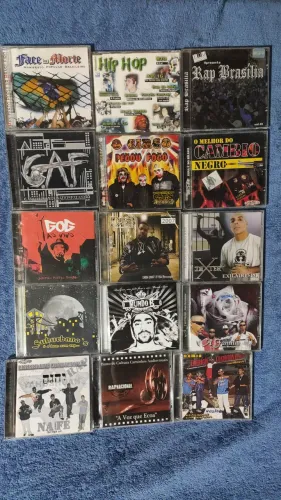 Rap Nacional - Lote com 15 cds raridade!