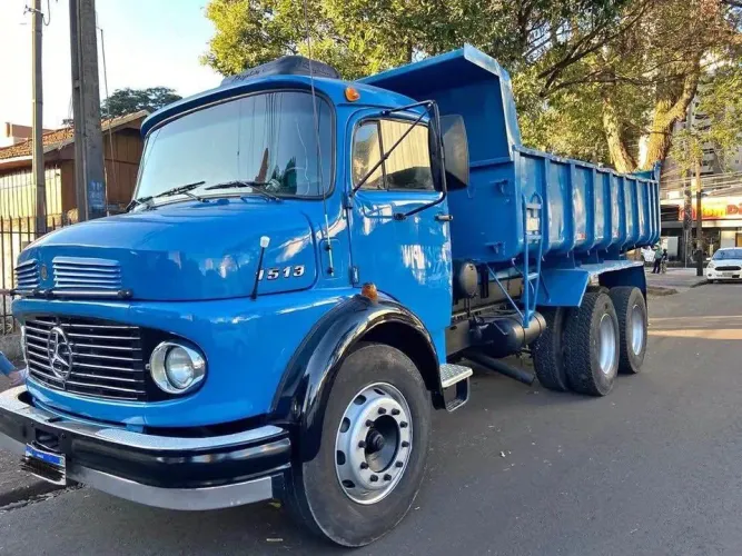 Caminhao Caçamba Truck 1984 Mercedes-Benz 1513<br>68