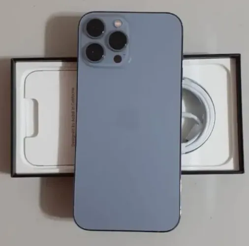 iPhone 13 PRO MAX AZUL SIERRA 256GB - com Garantia semi novo