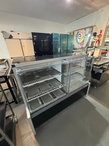 Vitrine conjugada quente e fria Aurora 1.40m