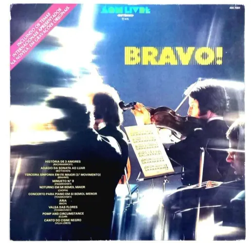 Disco de Vinil Bravo - Clássica (Trilha Sonora da Novela Bravo)
