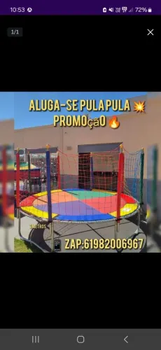 Alugo cama elastica